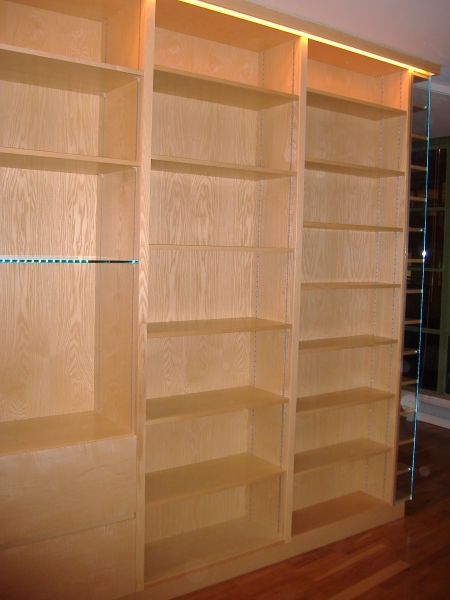 Fitted shelving unit